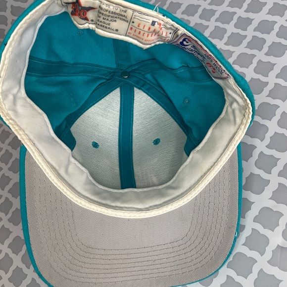 90’s Florida Marlins Wool Fitted (6 3/4) Vintage MLB Pro ball cap baseball - Picture 2 of 9
